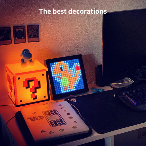 Divoom Pixoo 16x16 Pixel Art LED Display Gaming Room Decor – Falta