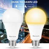 Marrath Smart Home Dusk to Dawn LED light Sensor Bulb